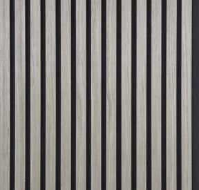 Painel de parede acústico ripado 270cm × 110cm - Acabamento de luxo