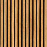 Painel de parede acústico ripado 270cm × 110cm - Acabamento de luxo