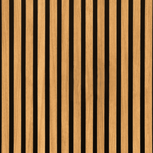 Painel de parede acústico ripado 270cm × 110cm - Acabamento de luxo