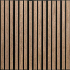 Painel de parede acústico ripado 270cm × 110cm - Acabamento de luxo